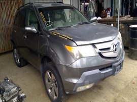 2007 ACURA MDX, GRAY, 3.7L, AT, AWD.  A25209